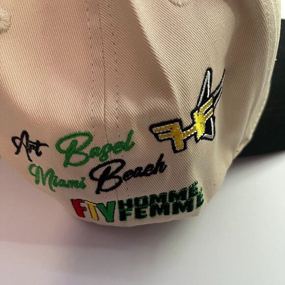 Homme Femme FTY Trucker Hat Black Ivory Snapback Cap – Streetwear Gift Idea - Picture 4 of 8